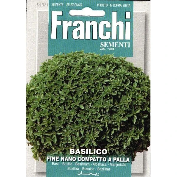Basilico Fino Nano-Palla - Basilicum 1 Basilico Fino Nano-Palla - Basilicum