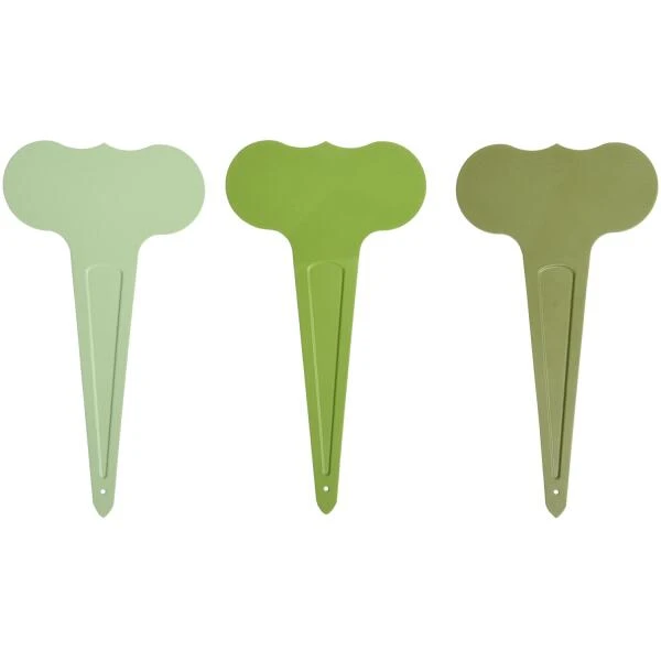 ESSCHERT DESIGN Plantenstekers In Groentinten - Set Van 6 Stuks 1 ESSCHERT DESIGN Plantenstekers In Groentinten - Set Van 6 Stuks