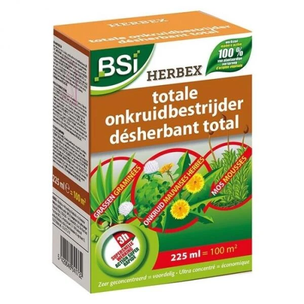 BSI Herbex Totale Onkruidbestrijder - 225 Ml 1 BSI Herbex Totale Onkruidbestrijder - 225 Ml