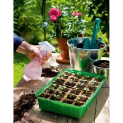 Kweekkas Met 24 Opkweekpotjes 5 Kweekkas Met 24 Opkweekpotjes -Aanbiedingen Tuin Bliss Winkel kweekkas met 24 opkweekpotjes 1527075108 1 600