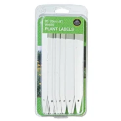 Plantenlabels Wit Kunststof - 20 Cm - Set Van 20 Stuks