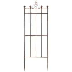 ESSCHERT DESIGN Plantensteun Franse Lelie - Roestiek