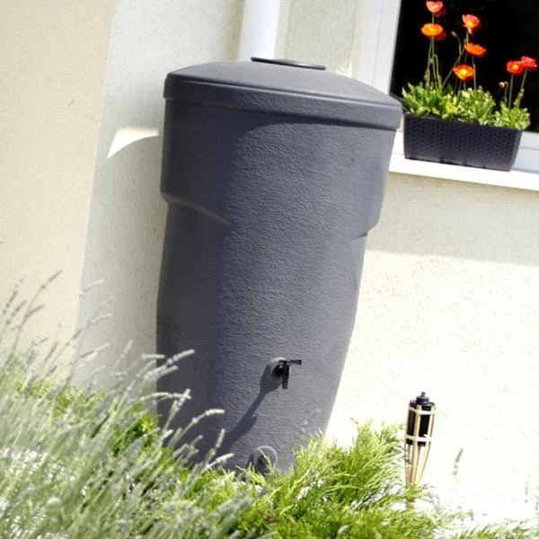 Regenton Antraciet - 270 Liter 2 Regenton Antraciet - 270 Liter - Afbeelding 2